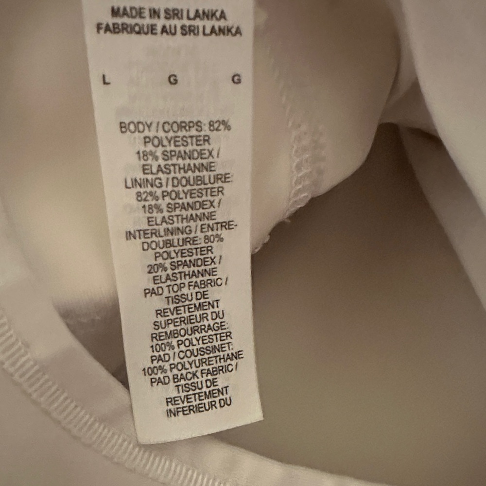 Nike Women's Soft White Sports Bra - Picture 4 of 4